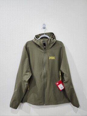 Helly Hansen Cascade Shield Jacket Men's Size 2XL Athletic Fit Olive Green NWT